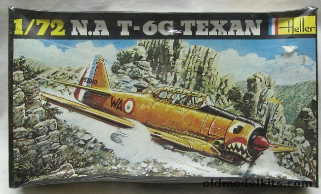 Heller 1/72 North American T-6G Texan - EALA 13/72 Algerian Air Force 1957, 276 plastic model kit